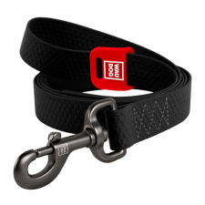  WauDog Waterproof Víz- És Szennyeződésálló Collartex Póráz M Fekete nyakörv, póráz, hám kutyáknak