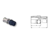 WAVIN K5 Csatlakozó Km 32×1" (TTMK32) hűtés, fűtés szerelvény