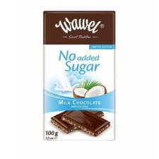 Wawel diabetikus tejcsokoládé, 100 g - Kókuszos diabetikus termék