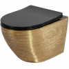  WC csésze Rea Carlo Mini Tornado Black Brush Gold