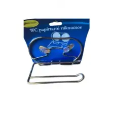  Wc papír tartó 15*8,5*10 cm vákumos krómozott W2886 fürdőszoba kiegészítő