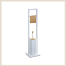  Wc papír tartó és WC kefe készlet matt fehér ZTN160926A takarító és háztartási eszköz