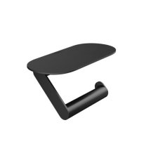  Wc-papír tartó Hansgrohe WallStoris fekete matt színben 27928670 fürdőszoba bútor