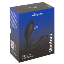  We-Vibe Vector+ - akkus, vízálló, okos anál vibrátor (fekete) vibrátorok
