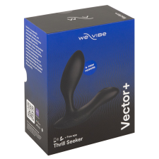 We-Vibe Vector+ - akkus, vízálló, okos anál vibrátor (fekete) anál