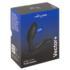 We-Vibe We-Vibe Vector+ - akkus, vízálló, okos anál vibrátor (fekete) anál