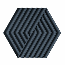 Weave deep blue - sötét kék természetes parafa hőszigetelő falburkoló panel tapéta, díszléc és más dekoráció