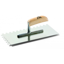 Webba Fogazott glettelő, rozsdamentes, fogazás: 6x6mm Stan Karo C2 13x28cm festő és tapétázó eszköz