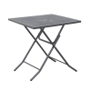 Webba Összecsukható asztal, 24888T, fém, 4 fő, 70 x 70 x 70,5 cm