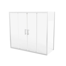 Webba Paraván fürdőkádhoz JY-889-et, 170 x 70 x 150 cm fürdőszoba kiegészítő