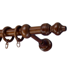 Webba RÚDKARNIS FA DIÓ D=28MM 160CM (TARTOZÉKKAL) karnis, függönyrúd