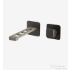 Webert ONE-X fali mosdócsaptelep fekete/inox színben, leeresztő nélkül, OX830611.441