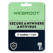 Webroot SecureAnywhere AntiVirus (1 eszköz / 1 év) (Elektronikus licenc) karbantartó program