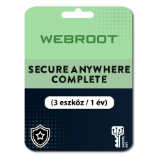 Webroot SecureAnywhere Complete (EU) (3 eszköz / 1 év) (Elektronikus licenc) karbantartó program
