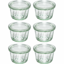 WECK 121467 Konyhai üveg tárolóedény 6 darabos készlet 165ml (121467) papírárú, csomagoló és tárolóeszköz