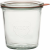 WECK 500 ml befőttes üveg, 4 db, fedővel, tömítéssel, szorítókkal, Weck
