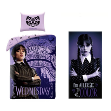 WEDNESDAY Wednesday felnőtt ágyneműhuzat és törölköző szett (Nevermore) lakástextília