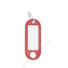 WEDO Kulcscímke, 10 db, WEDO piros (UW007) biztonságtechnikai eszköz