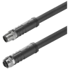 Weidmüller 2050270100 Érzékelő-/működtető összekötő, konfekcionált M12 Dugó, egyenes, Alj, egyenes 1.00 m Pólusszám: 4 1 db (2050270100)