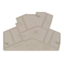 Weidmüller Interface GmbH &amp; Co. KG W. ZAP/TW ZDK4-2 véglap 8670760000 villanyszerelés