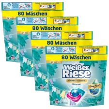 Weißer Riese Aromatherapie univerzális folyékony mosókapszula KARTON (4x80db) tisztító- és takarítószer, higiénia