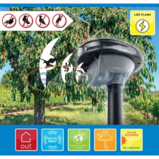 Weitech WK0025 Ultrahangos madárriasztó, napelemes elektromos állatriasztó