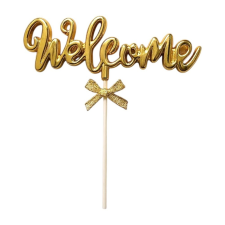  Welcome tortadísz beszúró, Arany sütés és főzés