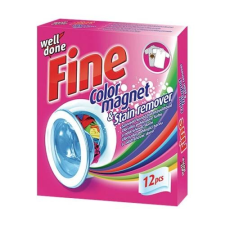 WELL DONE Színvédő kendő WELL DONE Fine folteltávolítóval 12 db tisztító- és takarítószer, higiénia
