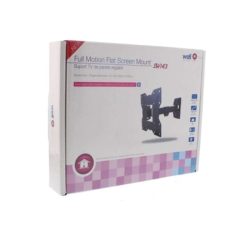 WELL Fali konzol 13"- 43" LCD TV fali tartó Fekete tv állvány és fali konzol