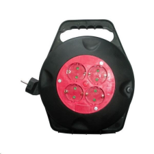 WELL hosszabbító felcsévélhető, 20m (EXTR-4S20M-1.0PBK-WL) villanyszerelés