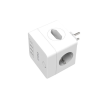 WELL Powercube 2-es hálózati elosztó kapcsolóval, 3x USB-A, 1x USB-C fehér (ELAD-2SH2EU-PROT/USBC4-WL) (ELAD-2SH2EU-PROT/USBC4-WL)