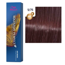 Wella Koleston Perfect ME+ Hajfesték 60ml 5/75 - Mahagóni Barna Világosbarna hajfesték, színező