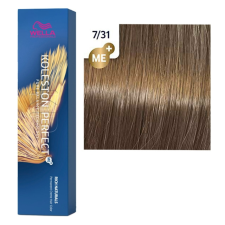 Wella Koleston Perfect ME+ Hajfesték 60ml 7/31 - Hamvas Aranyló Középszőke hajfesték, színező