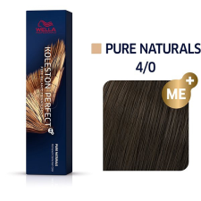 Wella Professionals Koleston Perfect Pure Naturals 4/0 (60 ml) hajfesték, színező