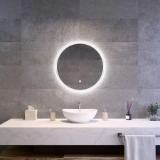 Welland Alpha LED tükör - fényerő + színhőfok állítás - Ø 60 cm fürdőszoba bútor