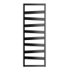 Welland heating Welland Lux fekete törölközőszárító design radiátor 500 x 1400mm | Készletről, gyors kiszállítással