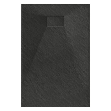 Welland kőhatású zuhanytálca szifonnal 70 x 100 cm - fekete (GT-10070SS) kád, zuhanykabin