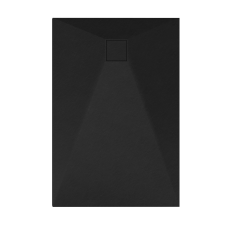 Welland kőhatású zuhanytálca szifonnal 80 x 120 cm - fekete (GT-12080SS) kád, zuhanykabin