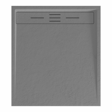 Welland kőhatású zuhanytálca szifonnal 80 x 90 cm - szürke (GT-9080LS) kád, zuhanykabin