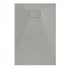 Welland Kőhatású Zuhanytálca Szifonnal - 80x130 cm, Szürke