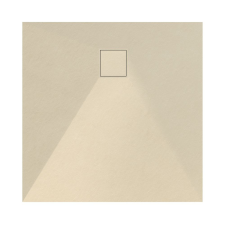 Welland kőhatású zuhanytálca szifonnal 90 x 90 cm - bézs (GT-9090SS) kád, zuhanykabin