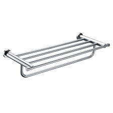 Welland Króm törölközőtartó és polc - 60 cm | Welland Topaz 96302-CH fürdőszoba kiegészítő