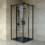 Welland Luxury-Line NSPA-9090 zuhanykabin - 90 x 90 cm - fekete profil