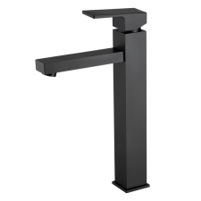 Welland Lyra magasított mosdó csaptelep - fekete csaptelep