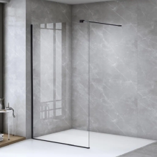 Welland Vista walk-in zuhanyfal 110 x 195 cm - fekete profil kád, zuhanykabin