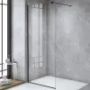 Welland Vista walk-in zuhanyfal 90 x 195 cm - fekete profil