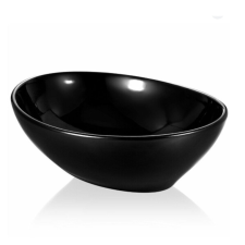 Welland Y9020A pultra építhető mosdókagyló - 40 x 33 cm (magasfényű fekete) szaniter