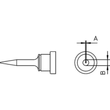 Weller LT pákahegy, forrasztóhegy LT-1S kerek formájú, ceruza alakú hegy 0.2 mm (54443699) forrasztási tartozék