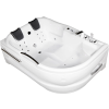 Wellis Dublo E-Max aszimmetrikus hidromasszázs kád,180x130 cm-es méretben csaptelep nélkül