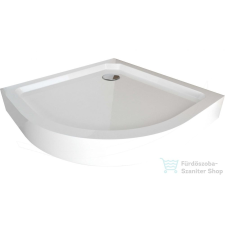 Wellis SMC 80x80x15 cm-es íves magas zuhanytálca, zuhanyszifonnal WC00410 kád, zuhanykabin